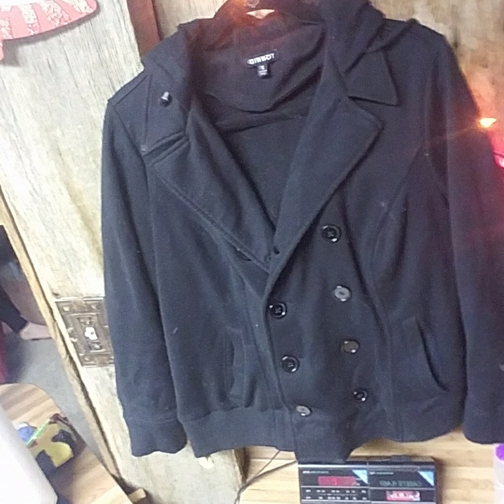 Torrid black pea coat